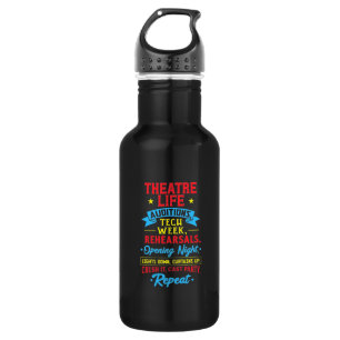 Bouteille D'eau Vie théâtrale pour acteur