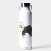 Bouteille D'eau Vieux chien anglais mon ami (Avant)