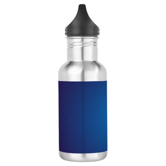 Bouteille D'eau Vignette en bleu foncé profond (Gauche)