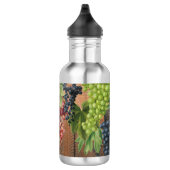 Bouteille D'eau Vignoble Rustique Bois & Raisins (Droite)