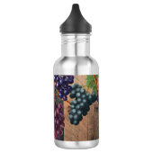 Bouteille D'eau Vignoble Rustique Bois & Raisins (Gauche)