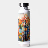 Bouteille D'eau Ville colorée (Gauche)