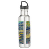 Bouteille D'eau Vincent van Gogh - Champ avec des agriculteurs lab (Dos)