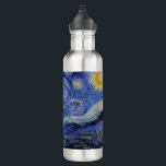 Bouteille D'eau Vincent Van Gogh - La nuit étoilée<br><div class="desc">The Starry Night / La nuit etoilee - Vincent Van Gogh en 1889</div>