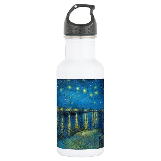 Bouteille D'eau Vincent Van Gogh Starry Night Over the Rhone (Devant)