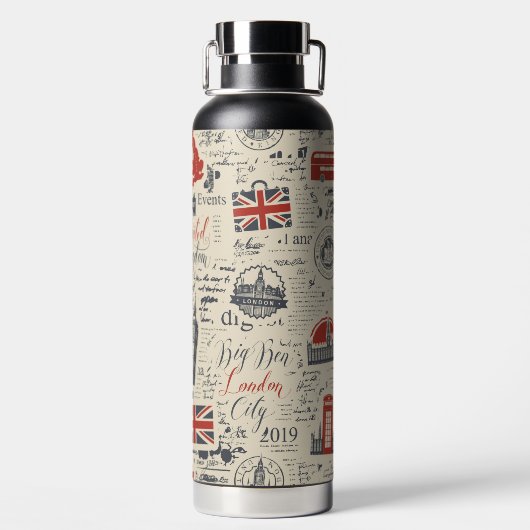 Bouteille d'eau vintage de Londres (Plage)
