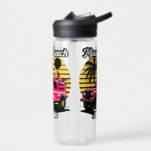 Bouteille D'eau Vintage Miami Beach Floride (Gauche)