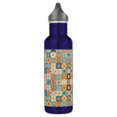 Bouteille D'eau Vintage, patchwork, paré (Gauche)