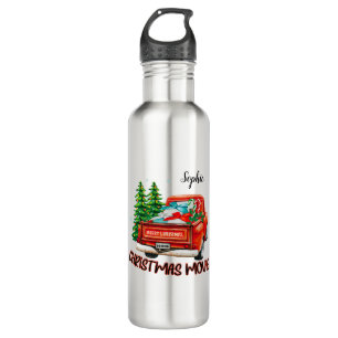 Bouteille D'eau Vintage Red Truck Christmas Movie