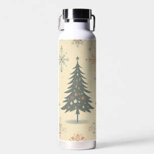 Bouteille D'eau Vintage/rétro moderne Noël/hiver