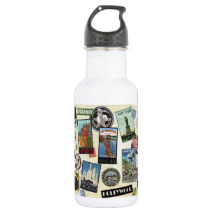 Bouteille D'eau Vintage voyage moderne USA