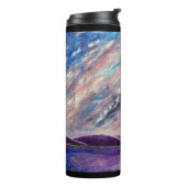 Bouteille d'eau Violet Nights (Tourné sur la gauche)