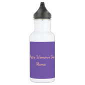 Bouteille d'eau violette personnalisée (Droite)