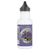 Bouteille D'eau violettes dans un pot de lune (Droite)