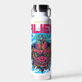 Bouteille D'eau Visiteur cosmique : Le design Alien (Avant)