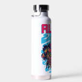 Bouteille D'eau Visiteur cosmique : Le design Alien (Plage)