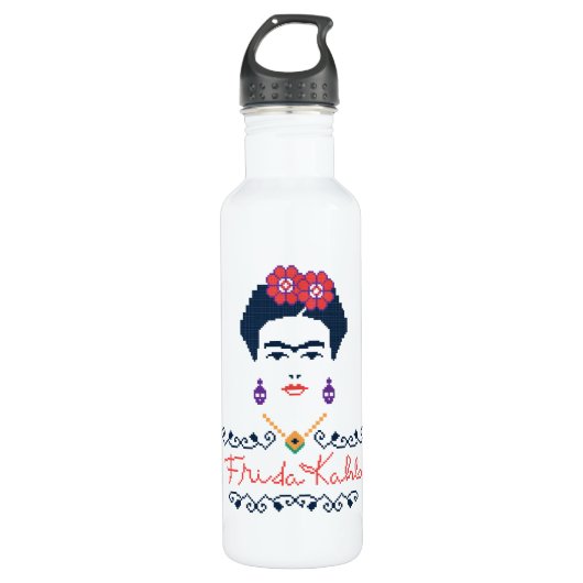 Bouteille D'eau Vivats Mexique de Frida Kahlo | (Devant)