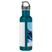 Bouteille D'eau Vivez ! - Ski de descente (Dos)