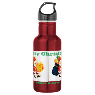 Bouteille D'eau Voeux de Noël Imprimé Surprise 18 oz taille Nice