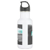 Bouteille D'eau Voiture classique bleu vif à chevy impala 1958 (Dos)