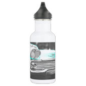 Bouteille D'eau Voiture classique bleu vif à chevy impala 1958 (Droite)