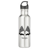 Bouteille D'eau Voitures de course Silver Personal (Devant)