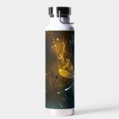 Bouteille D'eau Vol de libellule verte lumineuse (Gauche)