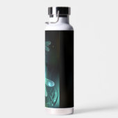 Bouteille D'eau Vol de libellule verte lumineuse (Plage)