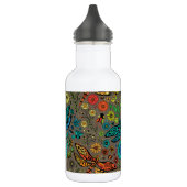 Bouteille D'eau Voler, libellule de mouche sur brun (Gauche)