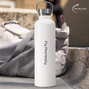 Bouteille D'eau Volez sans crainte avec Inspirationnel minimaliste