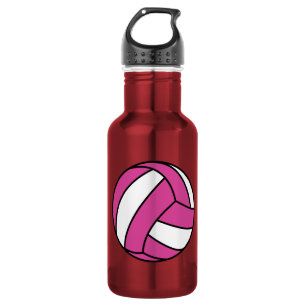 Bouteille D'eau Volleyball rose