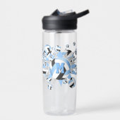 Bouteille D'eau volleybals et étoiles bleus (Gauche)