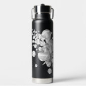 Bouteille D'eau volleybals et étoiles d'argent gris (Salle de sport)