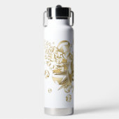 Bouteille D'eau volleybals et étoiles d'or croustillants (Salle de sport)