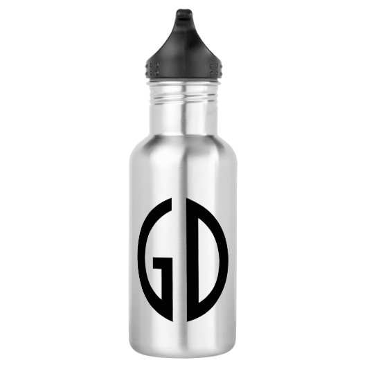 Bouteille D'eau Vos idées de monogramme Simply 1 (Droite)