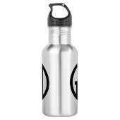 Bouteille D'eau Vos idées de monogramme Simply 1 (Dos)