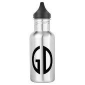 Bouteille D'eau Vos idées de monogramme Simply 1 (Gauche)