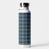 Bouteille D'eau Vos initiales sur Angus District tartan antique (Plage)