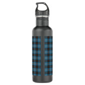 Bouteille D'eau Vos initiales sur Angus District tartan antique (Dos)