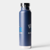 Bouteille D'eau Vote Bleu Peu Importe Qui Démocrate Personnalisé (Gauche)