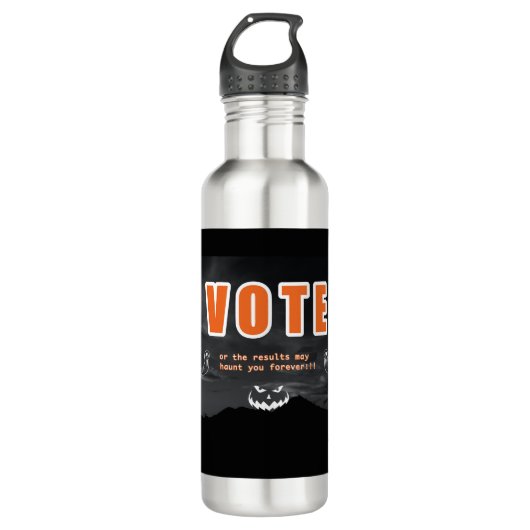Bouteille D'eau Voter Des Tactiques Peur (Devant)