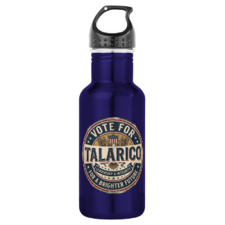 Bouteille D'eau Votez pour Talarico | Élection démocrate