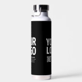 Bouteille D'eau Votre logo avec code QR et texte modifiables (Plage)