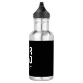 Bouteille D'eau Votre logo avec code QR et texte modifiables (Droite)