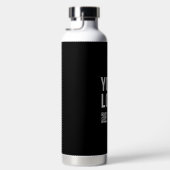 Bouteille D'eau Votre logo avec QR code et texte modifiables (Droite)