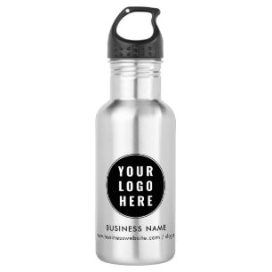 Bouteille D'eau Votre logo d'entreprise et site Web de l'entrepris