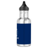 Bouteille D'eau Votre nom de bateau avec phare nautique (Droite)