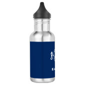 Bouteille D'eau Votre nom de bateau Seahorse Ancre Bleu (Gauche)