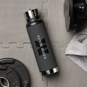 Bouteille D'eau Votre nom ou nom commercial   Masculine moderne Gr