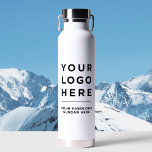 Bouteille D'eau Votre site de logo d'entreprise personnalisé<br><div class="desc">Votre logo d'entreprise Site Web ou slogan Bouteille d'eau personnalisée. N'importe quelle couleur,  n'importe quelle police,  aucun minimum.</div>